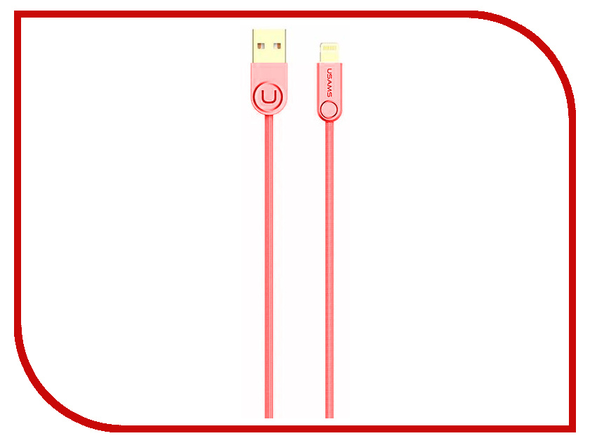 

Аксессуар USAMS U-Ming Series US-SJ119 USB - Lighting (8-pin) Red