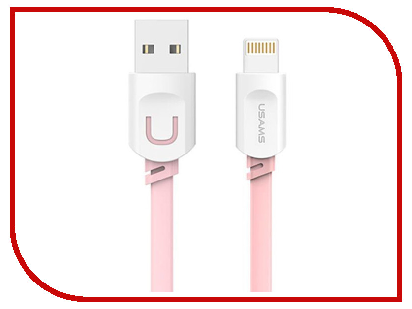 

Аксессуар USAMS U-Trans Series US-SJ007 USB - Lighting (8-pin) 0.25m Pink