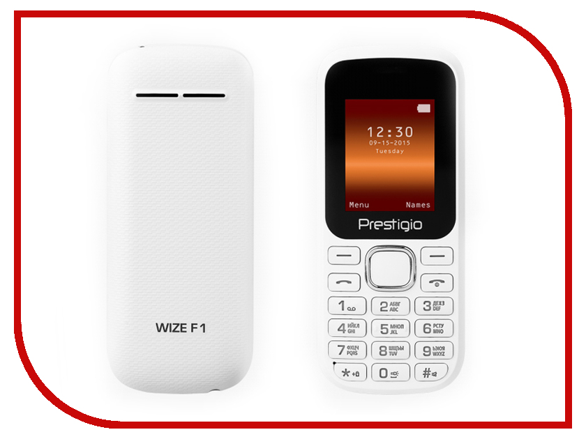 

Сотовый телефон Prestigio Wize F1 White