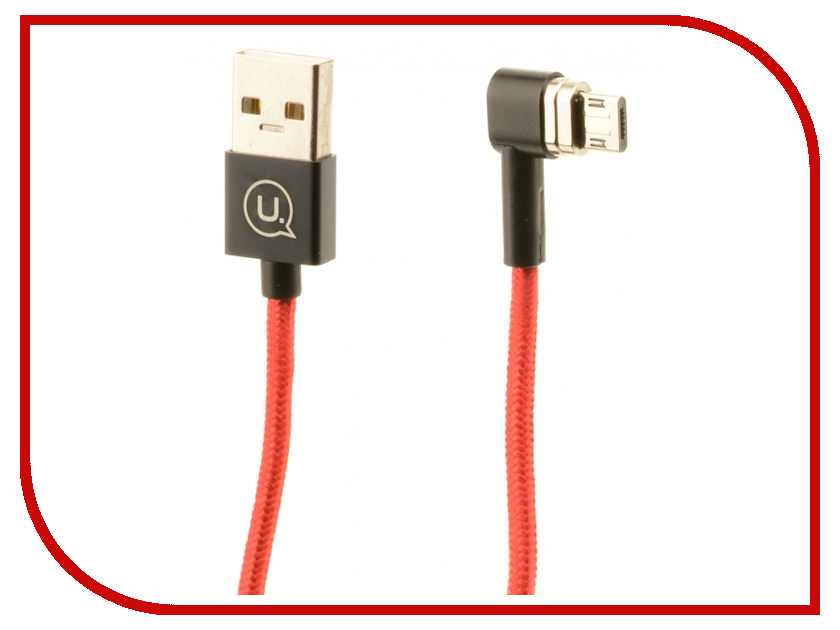 

Аксессуар USAMS U-Boss Series US-SJ149 USB - MicroUSB Magnet Cable 1.2m Red