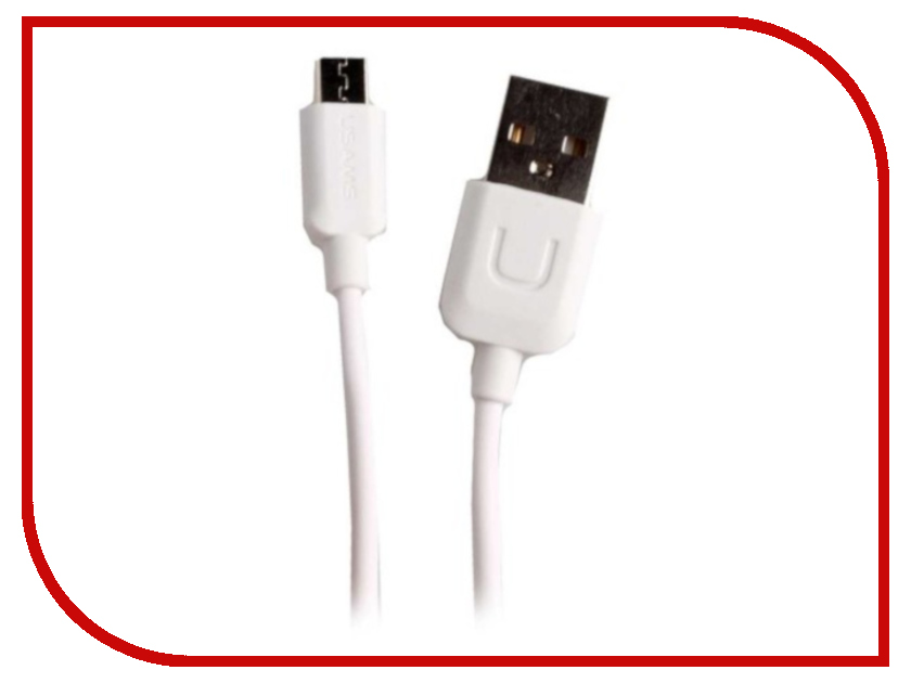 

Аксессуар USAMS U-Turn Series US-SJ098 USB - MicroUSB 1.0m White