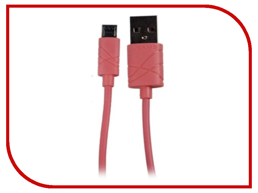 

Аксессуар USAMS U-Gee Series US-SJ039 USB - MicroUSB Red
