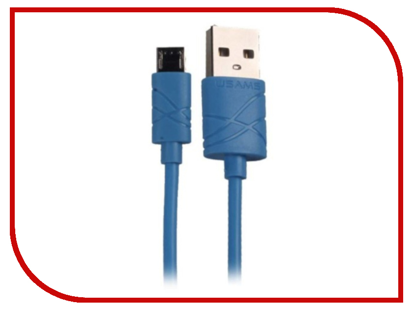 

Аксессуар USAMS U-Gee Series US-SJ039 USB - MicroUSB Blue