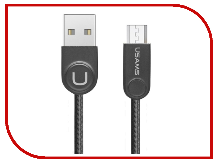 

Аксессуар USAMS U-Ming Series US-SJ120 USB - MicroUSB Black