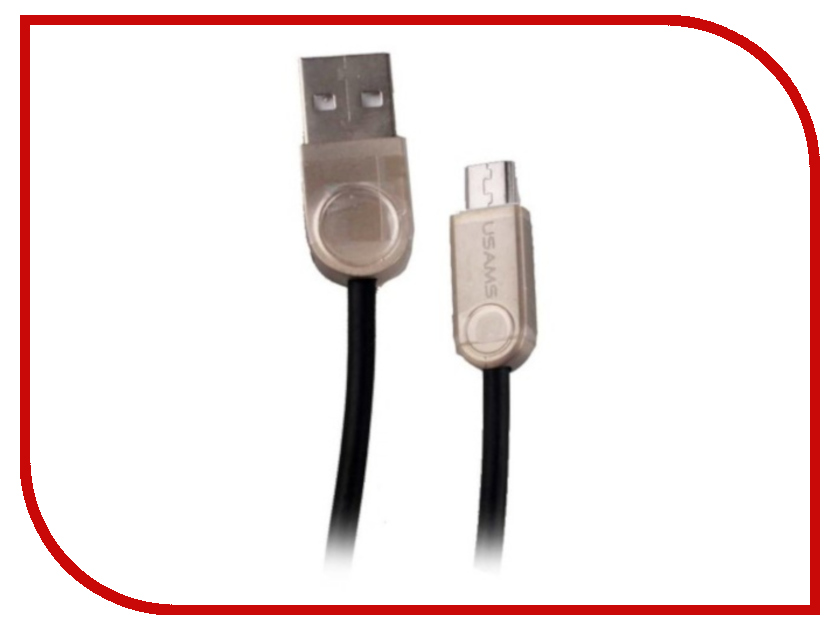 

Аксессуар USAMS U-Ming Series US-SJ123 USB - MicroUSB Black