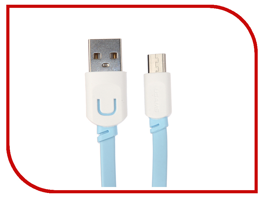 

Аксессуар USAMS U-Trans Series US-SJ020 USB - MicroUSB 1.0m Light Blue