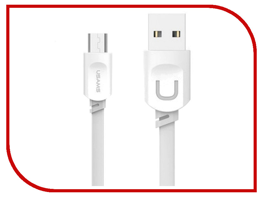 

Аксессуар USAMS U-Trans Series US-SJ020 USB - MicroUSB 1.0m Grey