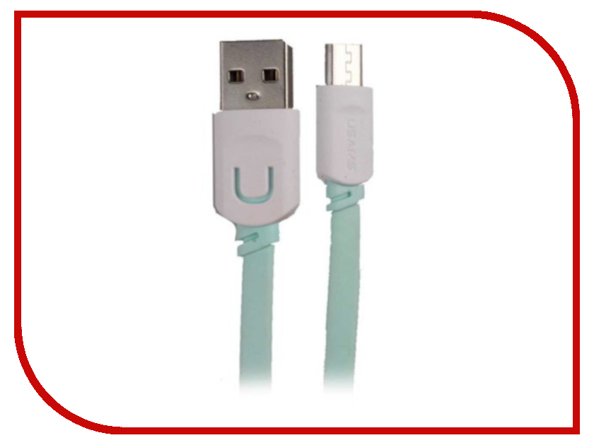 

Аксессуар USAMS U-Trans Series US-SJ012 USB - MicroUSB 0.25m Light Blue