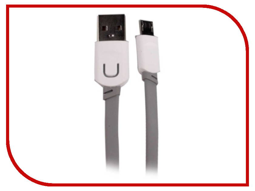 

Аксессуар USAMS U-Trans Series US-SJ012 USB - MicroUSB 0.25m Grey