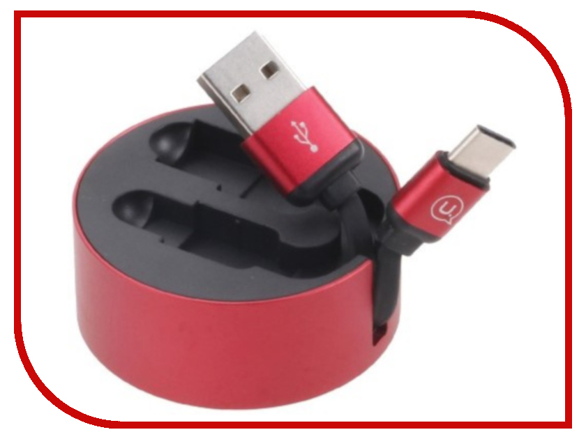 

Аксессуар USAMS U-Bin Series US-SJ164 USB - Type-C 1.0m Red