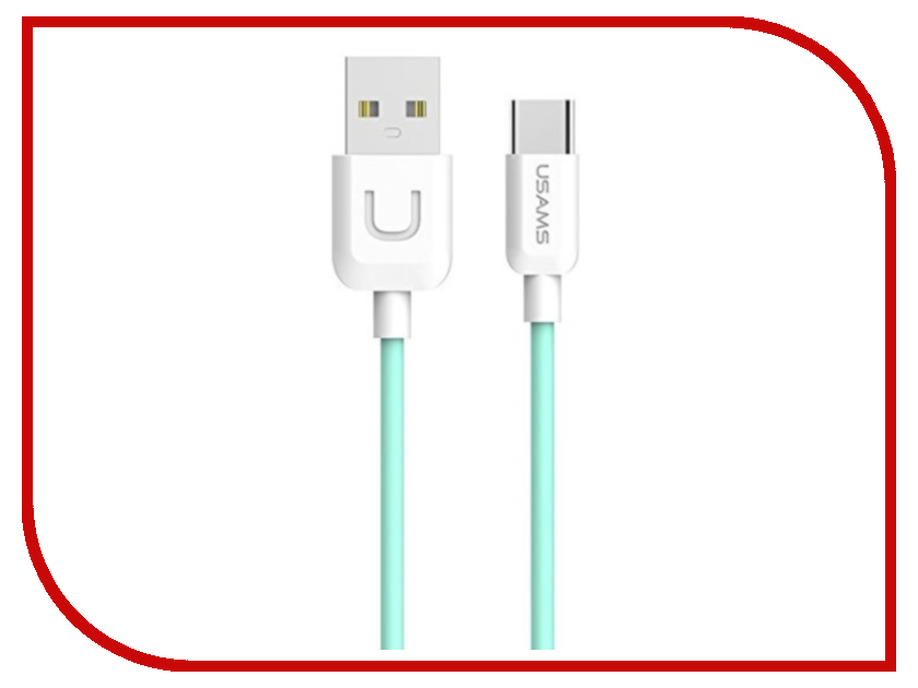 

Аксессуар USAMS U-Turn Series US-SJ099 USB - Type-C 1.0m Light Blue