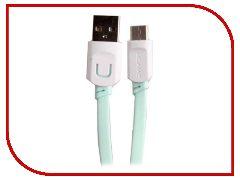 

Аксессуар USAMS U-Trans Series US-SJ113 USB - Type-C 1.0m Light Blue