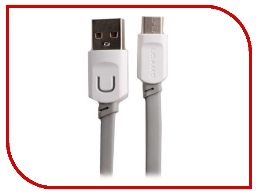 

Аксессуар USAMS U-Trans Series US-SJ113 USB - Type-C 1.0m Grey