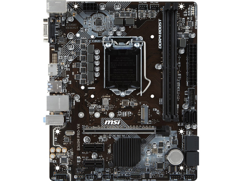 

Материнская плата MSI B360M PRO-VH, B360M PRO-VH