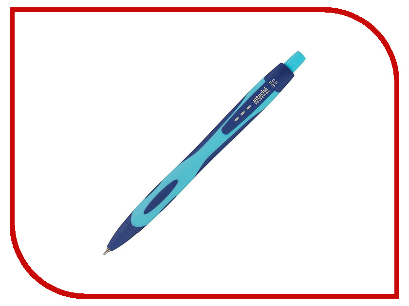 

Ручка шариковая Attache Selection Sporty Color Zone Blue 737062, Sporty Color Zone