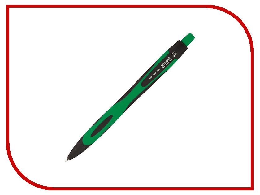

Ручка шариковая Attache Selection Sporty Color Zone Green 737064, Sporty Color Zone