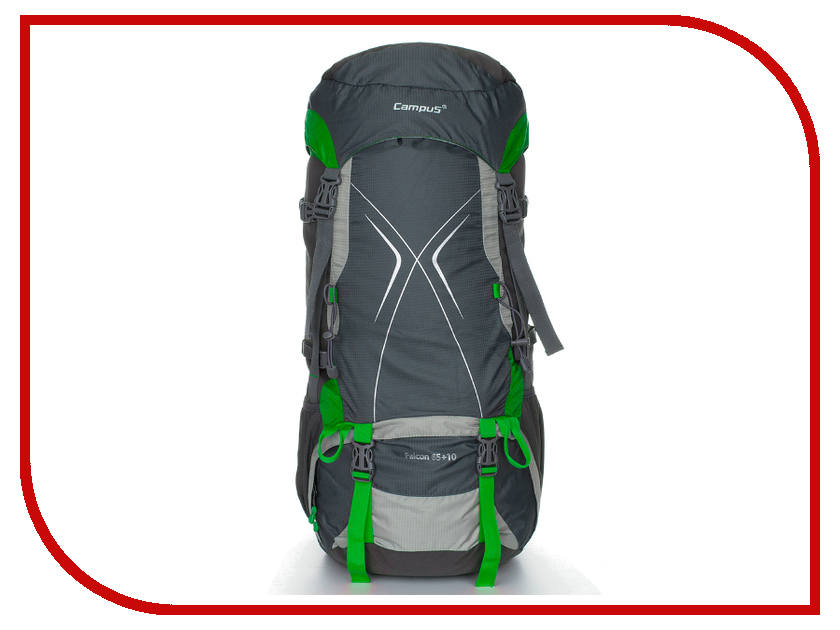 

Рюкзак Campus Falcon 65+10L Graphite-Green