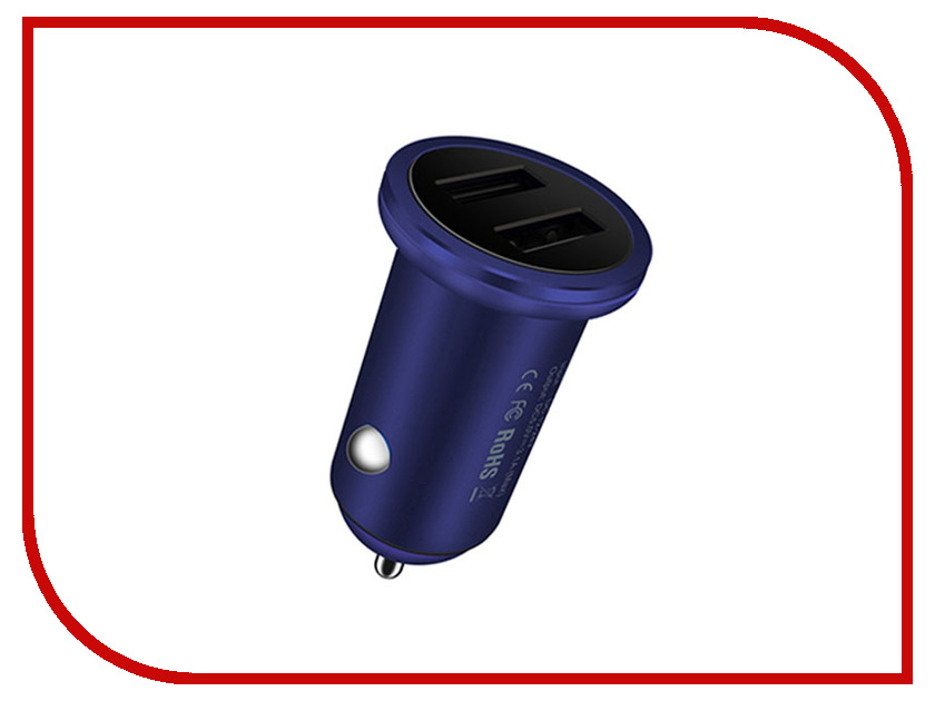 

Зарядное устройство USAMS US-CC016 2xUSB 3.1A Blue