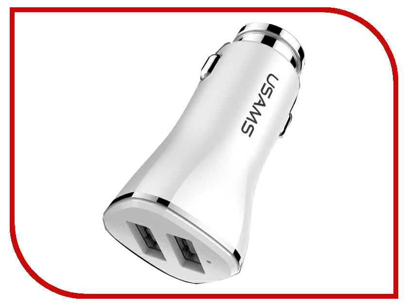 

Зарядное устройство USAMS US-CC020 2xUSB 2.4A White