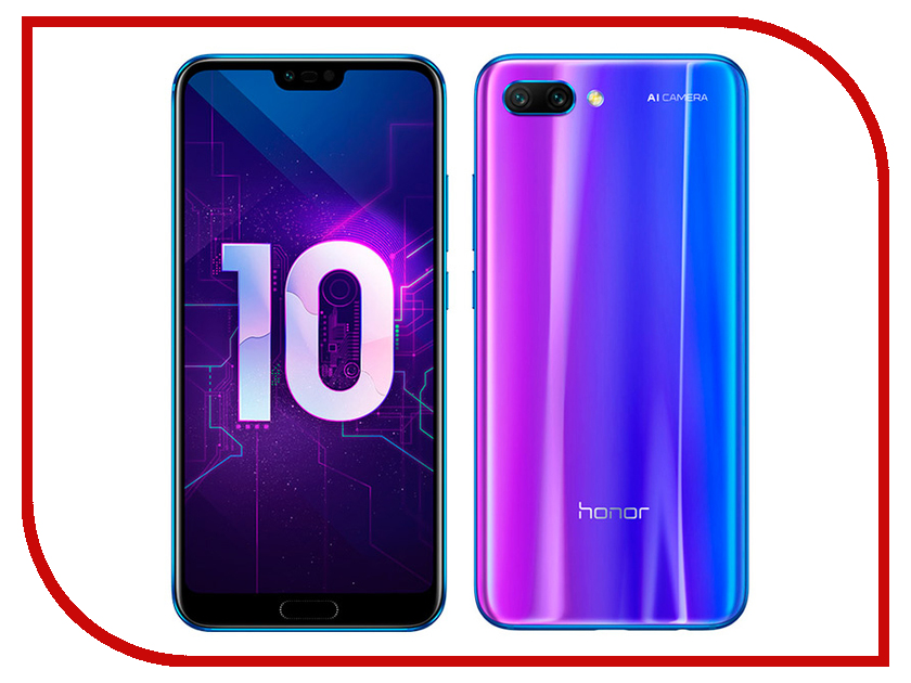 

Сотовый телефон Honor 10 4/128GB Blue, 10