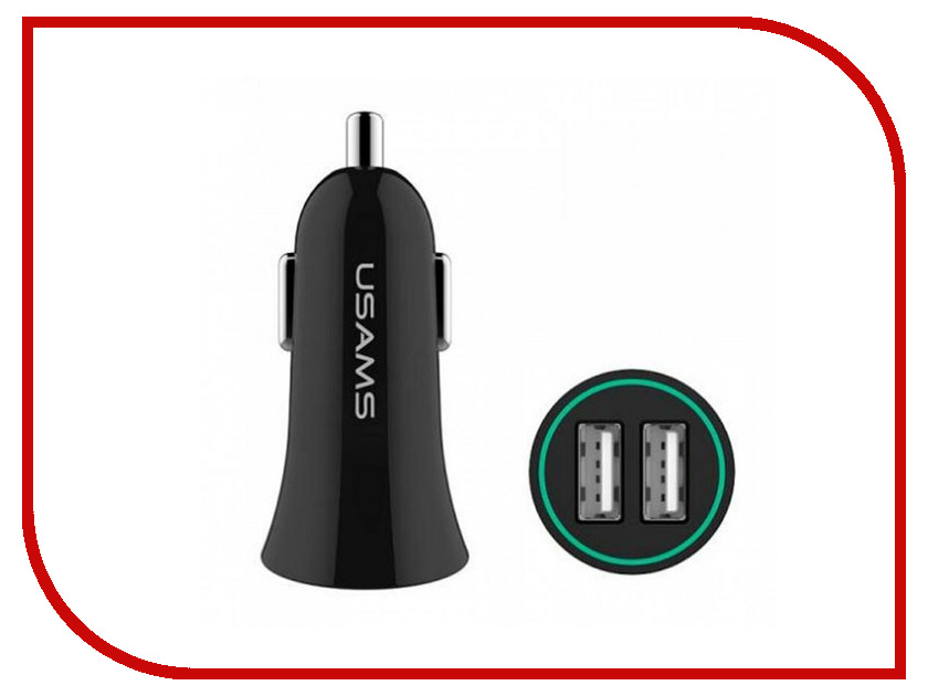 

Зарядное устройство USAMS US-CC013 2xUSB 2.1A Black