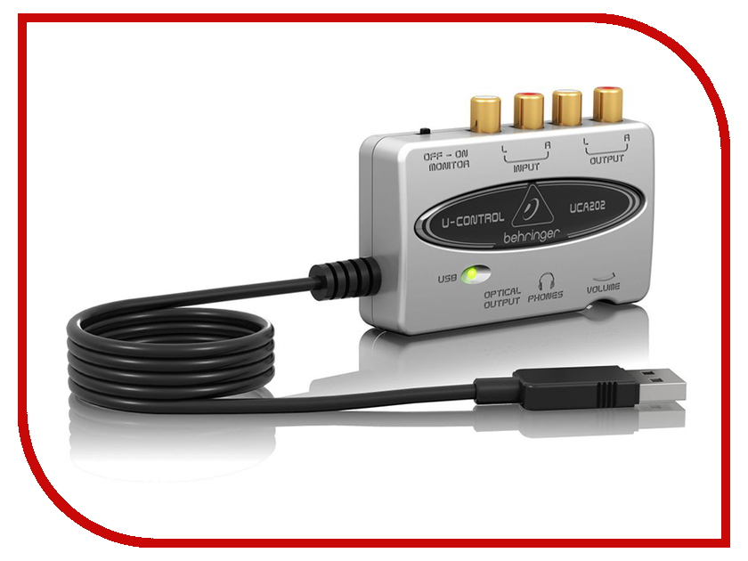 

Аудиоинтерфейс BEHRINGER U-CONTROL UCA202