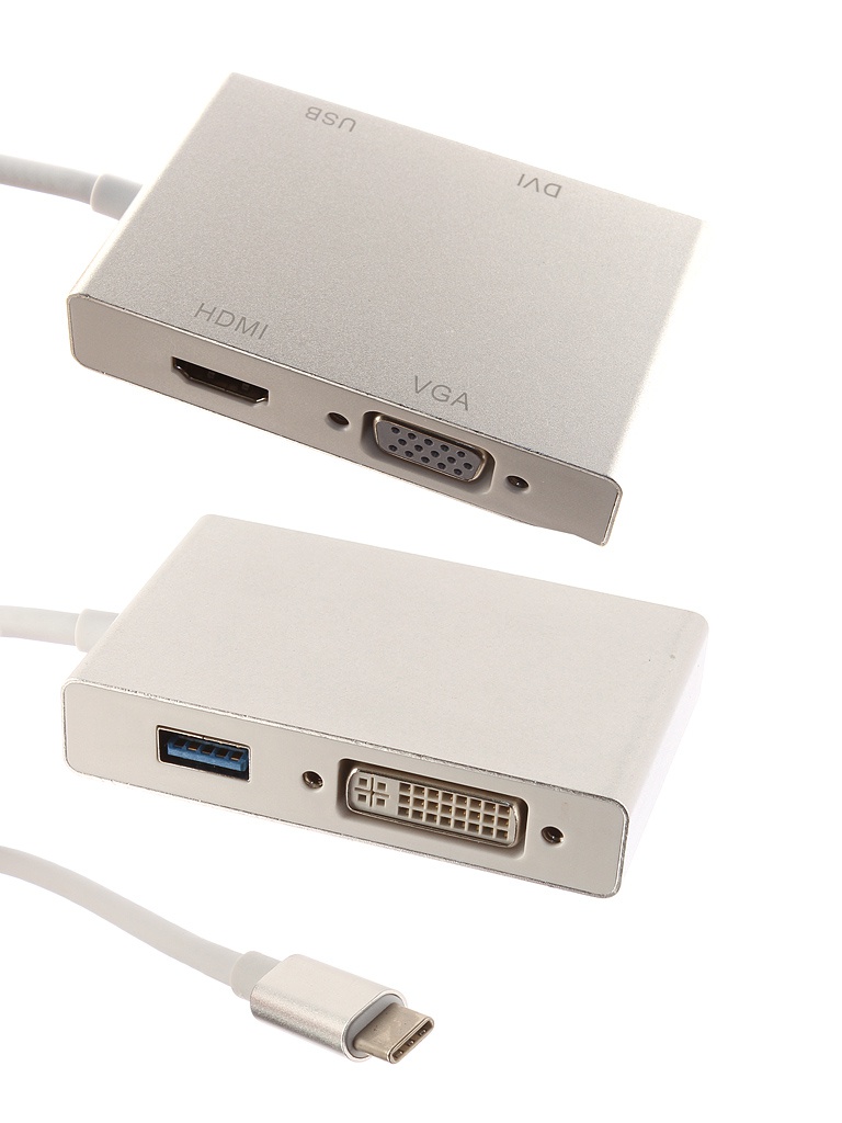 фото Адаптер Palmexx USBC 4 in 1 HDMI - USB 3.1 - VGA - DVI PX/HUB USBC-4in1