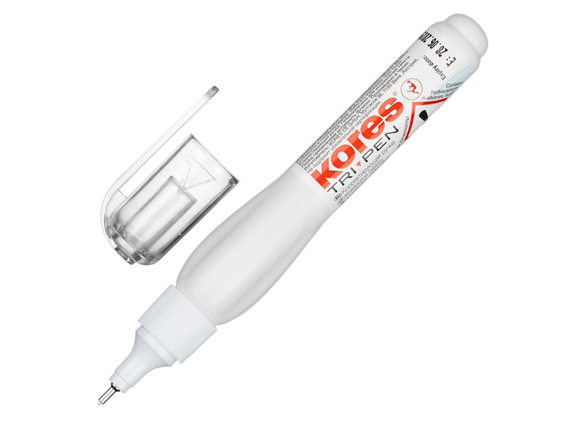 

Корректирующая ручка Kores Tri Pen 8ml 688328, Tri Pen