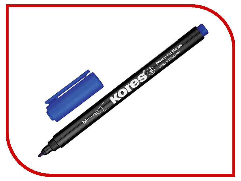 

Маркер Kores 1mm Blue 282356, 282356