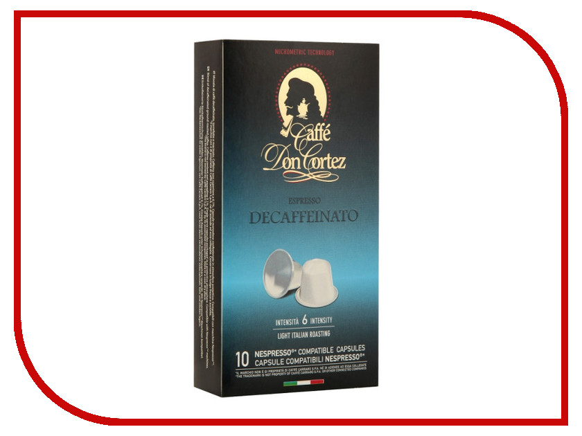 

Капсулы Don Cortez Decaffeinato 10шт
