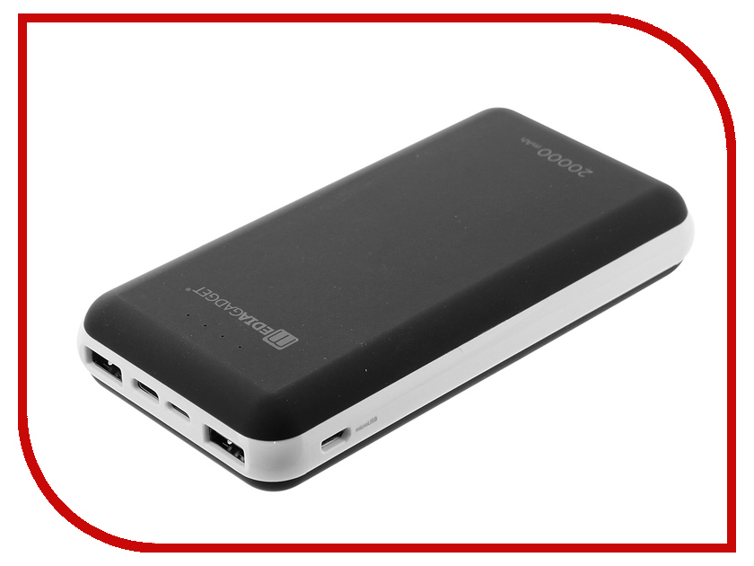 

Аккумулятор Media Gadget 20000mAh Black MGXPC113MLCBK