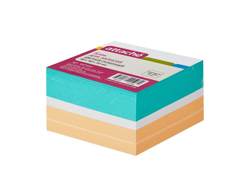 

Стикеры Attache 90x90x50mm Colorful 447452, 447452
