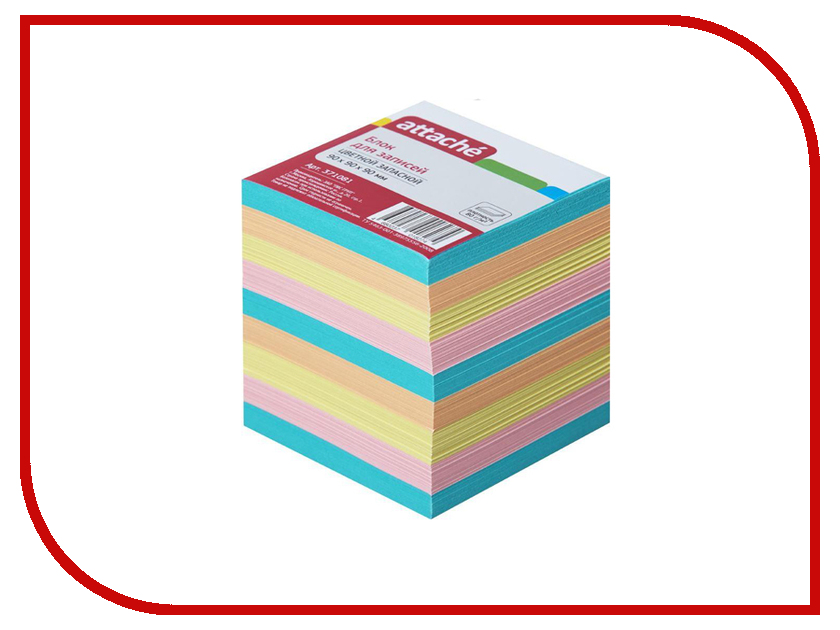 

Стикеры Attache 90x90x90mm Colorful 371081, 371081