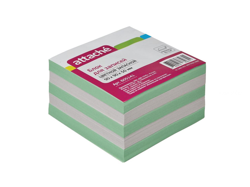 

Стикеры Attache Эконом 90x90x50mm Colorful 605141, 605141