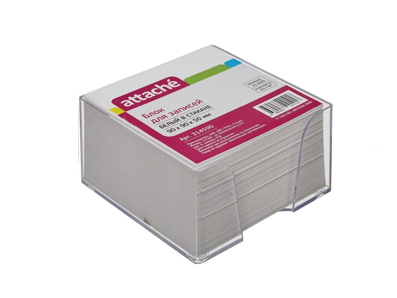 

Стикеры Attache Эконом 90x90x50mm White 314590, 314590