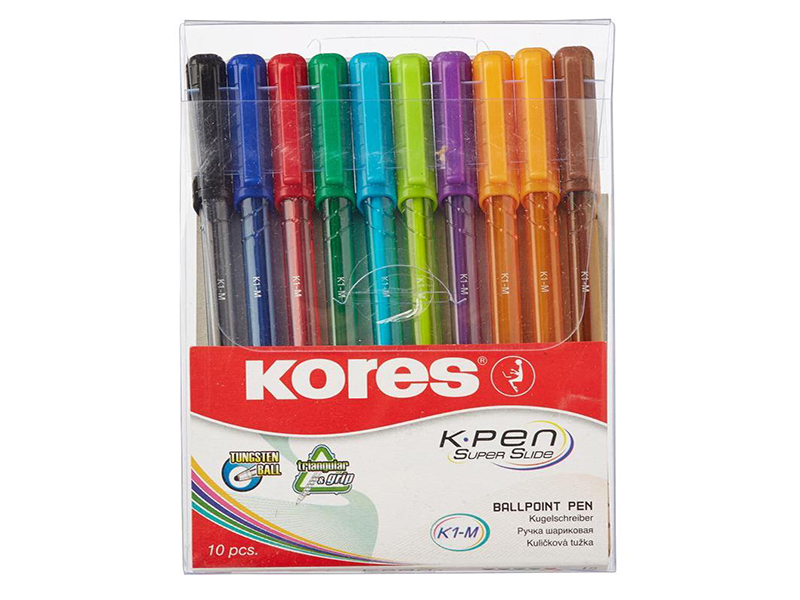 

Ручка шариковая Kores 10шт 472621, 472621