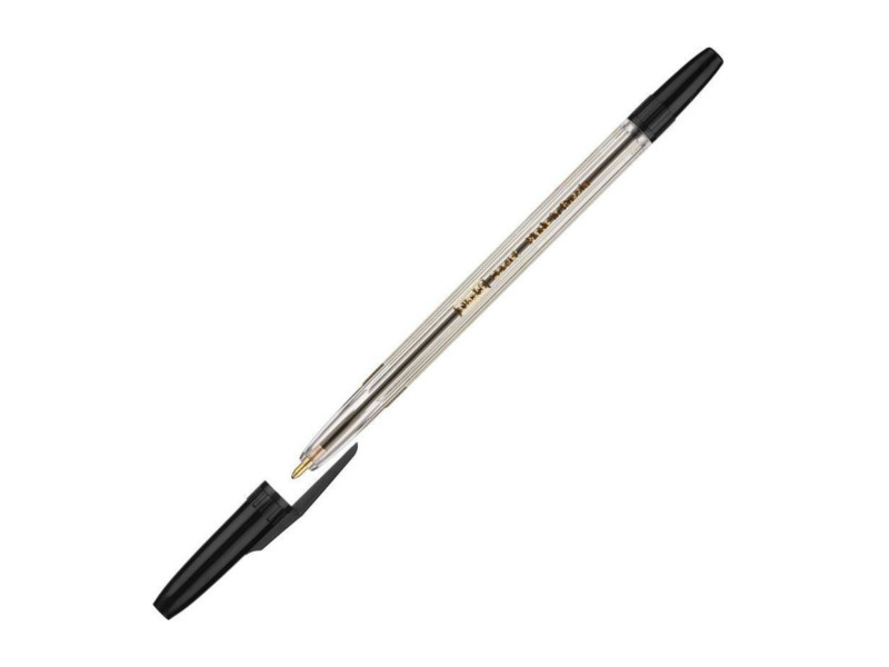 

Ручка шариковая Attache Corvet Transparent-Black 447474, Corvet 447474