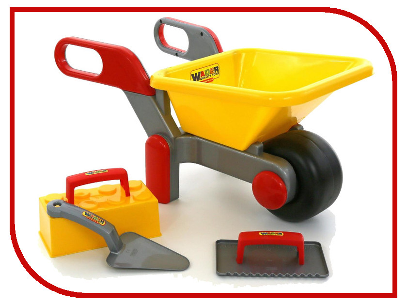 

Игрушка Полесье Тачка №4 + Набор каменщика №2 42064, Тачка №4 + Набор каменщика №2