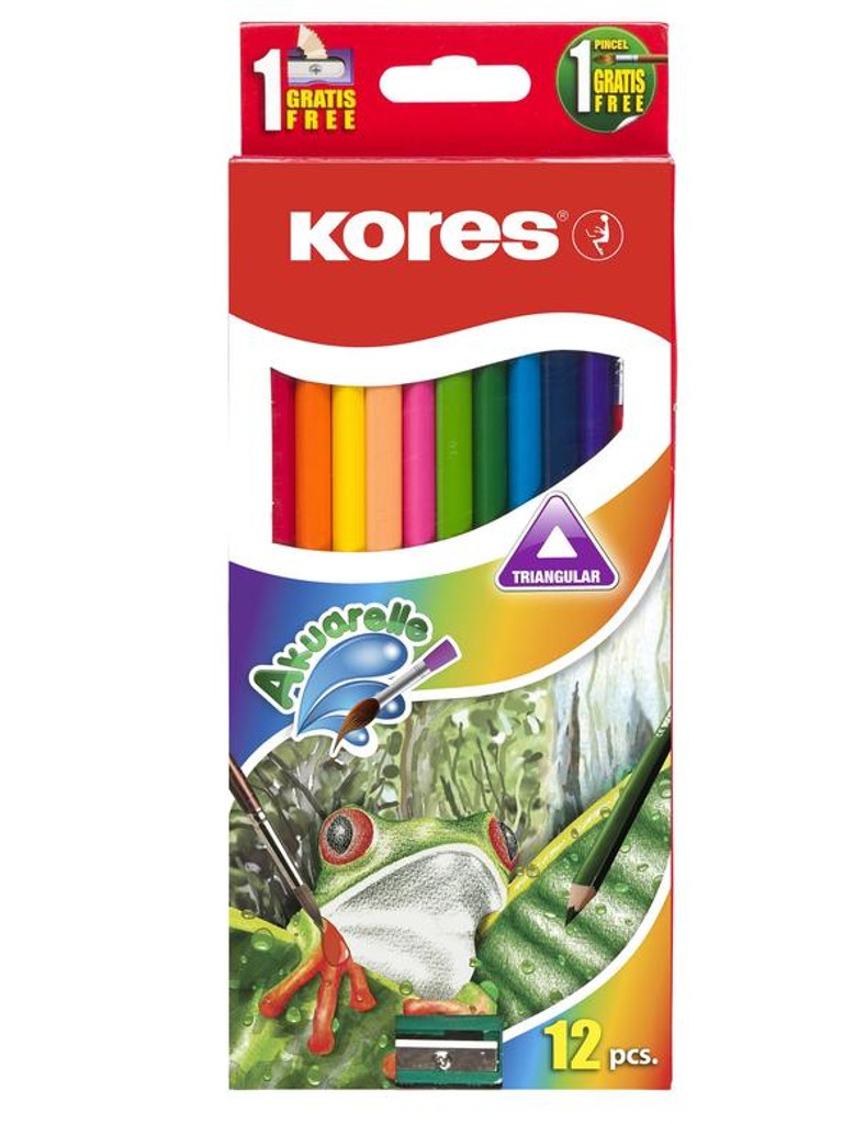 

Карандаши цветные Kores 12 цветов 312700, 312700