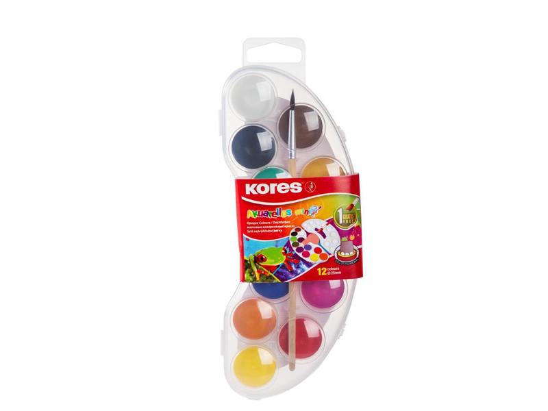 

Краски Kores Akuarellos Mini 12 цветов 30101 / 464143, 464143