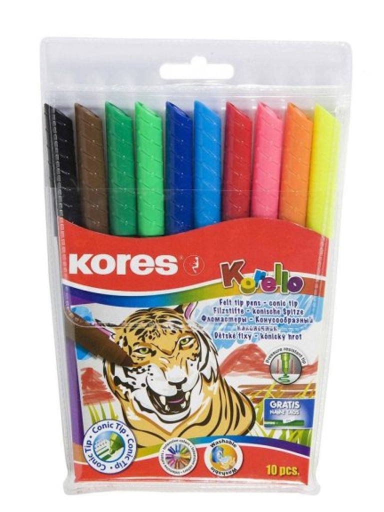 

Фломастеры Kores 10 цветов 313360, 313360
