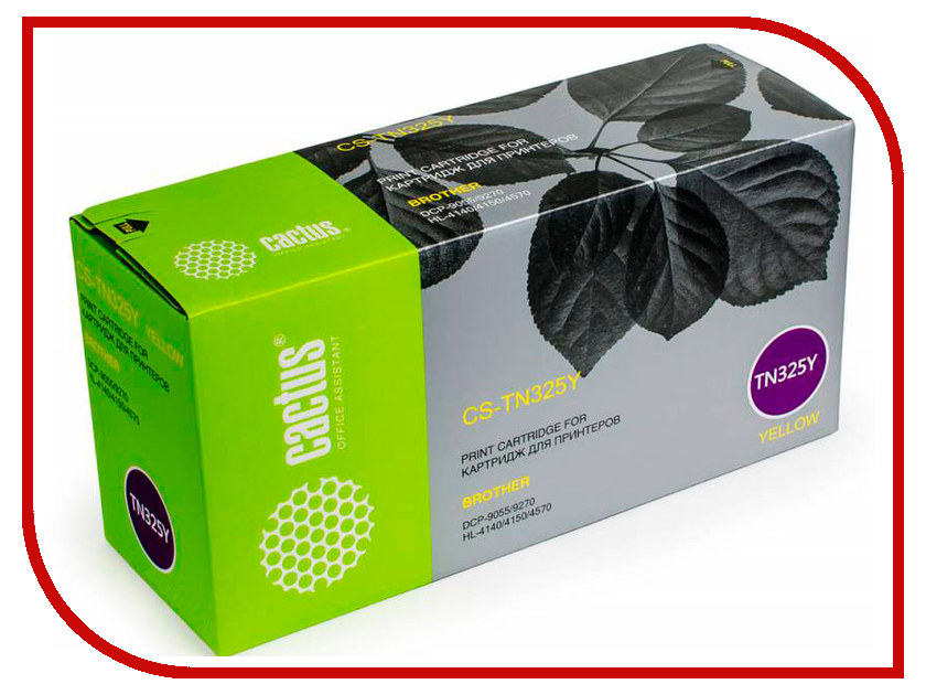 

Картридж Cactus CS-TN325Y Yellow для Brother DCP-9055/9270/HL-4140/4150/4570