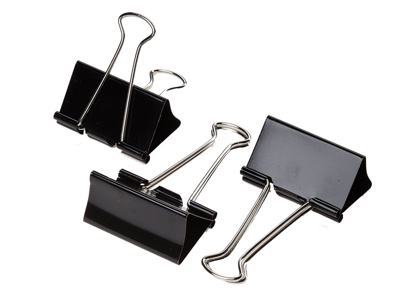 

Зажимы для бумаг Brauberg 12шт Black 220561, 220561