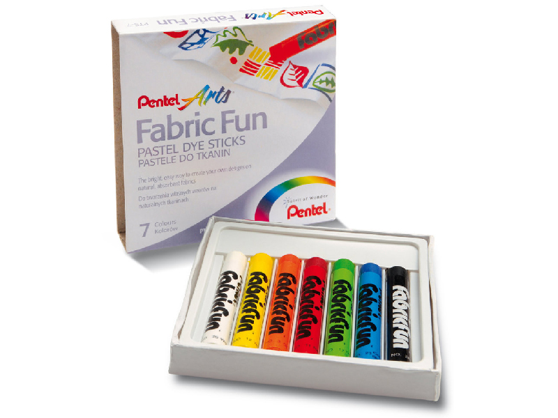 

Пастель для ткани Pentel Fabric Fun 7 цветов PTS-7, PTS-7