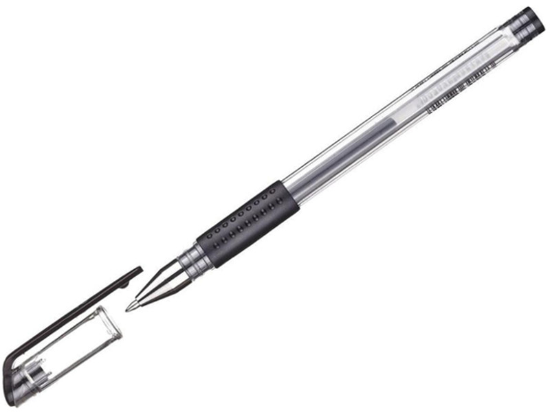 

Ручка гелевая Attache Gelios-010 Transparent-Black 613142, Gelios-010 613142