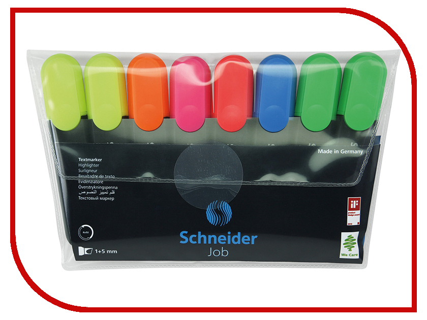 

Маркер Staedtler Schneider Job набор 8 шт Job 115088