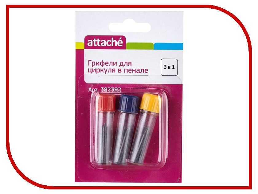 

Грифели для циркуля Attache 382392, 382392