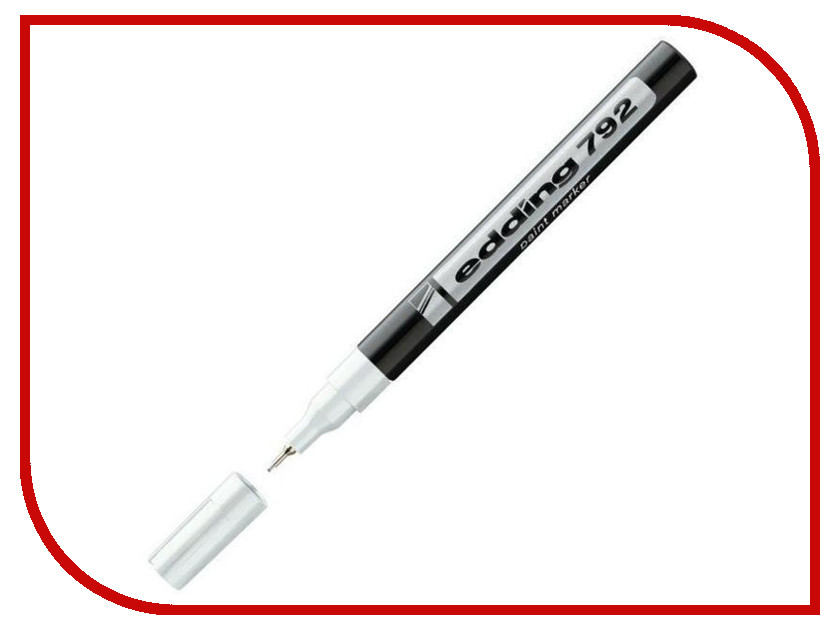 

Маркер Edding E-792/49 0.8mm White 537627, E-792/49 537627