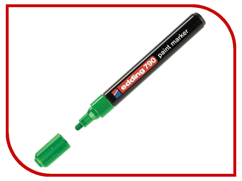 

Маркер Edding E-790/4 2-3mm Green 537622, E-790/4 537622