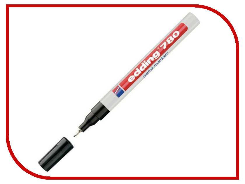 

Маркер Edding E-780/1 0.8mm Black 537620, E-780/1 537620